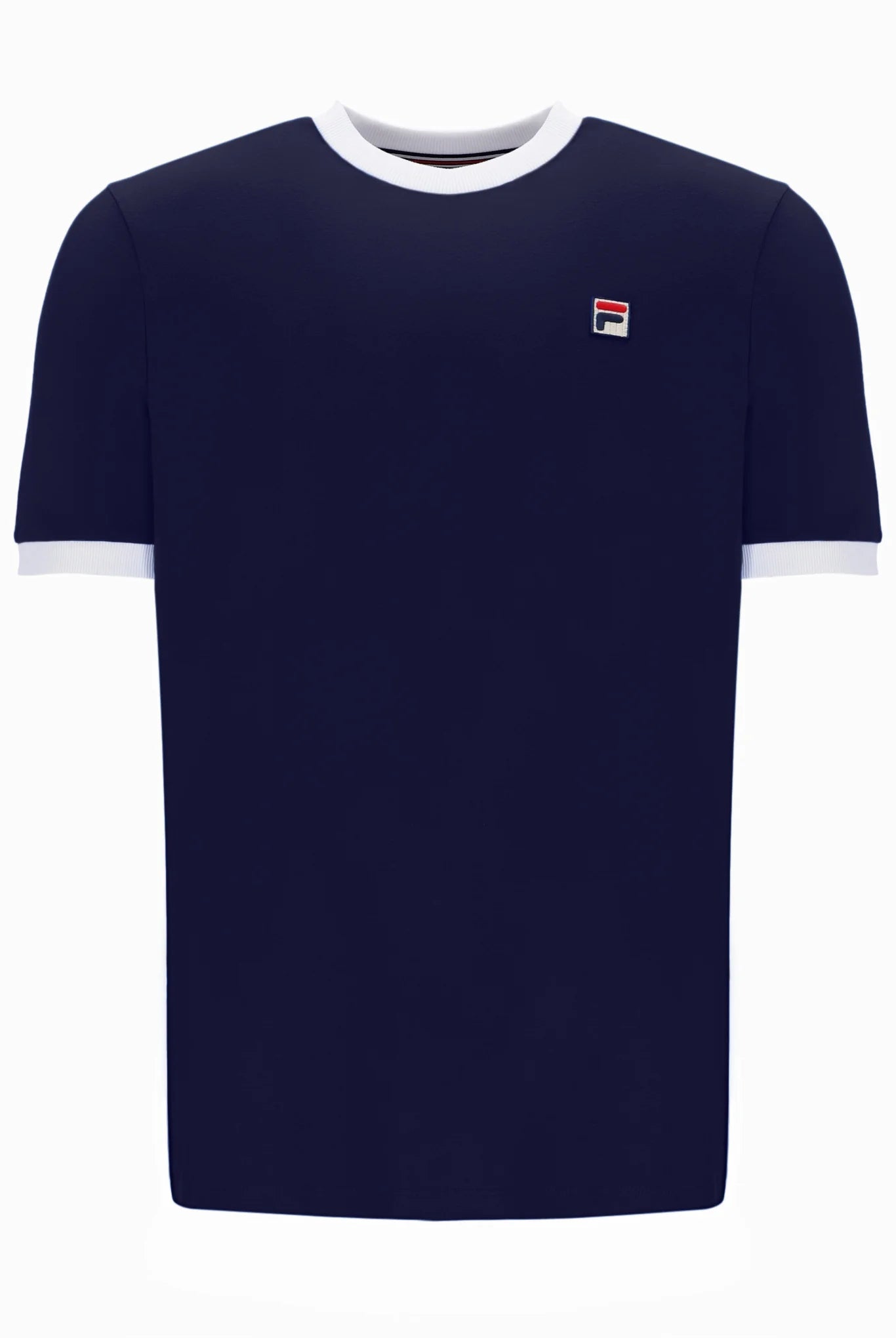 Today Only Fila Vintage Men's Marconi Essential Ringer T Shirt Fila Navy