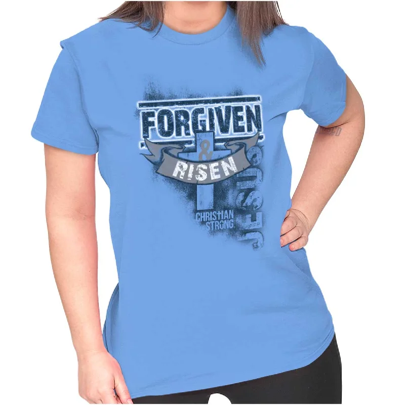 Forgiven and Risen Ladies T Shirt