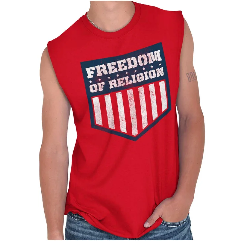 Weekend Specials to Enjoy Freedom of Religion Sleeveless T Shirt