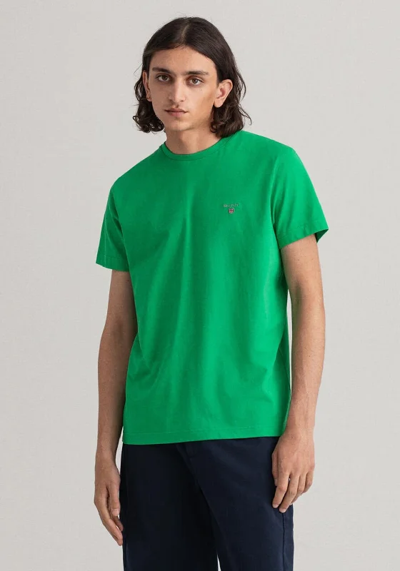 Early Bird Gant Original T-Shirt, Grass Green
