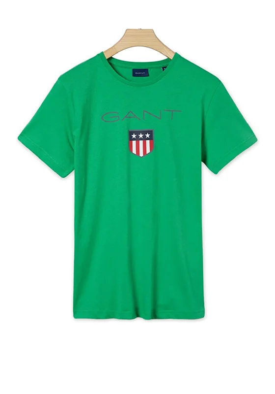 Don't Miss Gant Shield T-Shirt, Mid Green