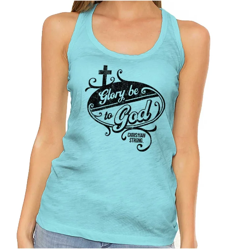 Limited Availability Glory to God Vintage Racerback Tank