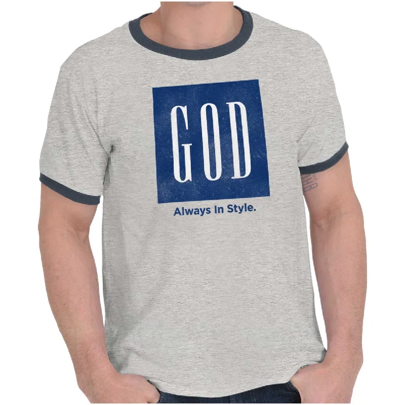 God In Style Ringer T-Shirt