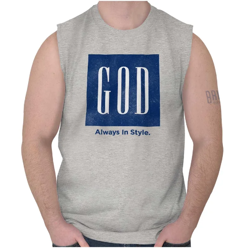 Buy Now God In Style Sleeveless T Shirt