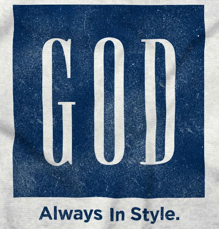 God In Style Toddler Ruffled Trim T-Shirt