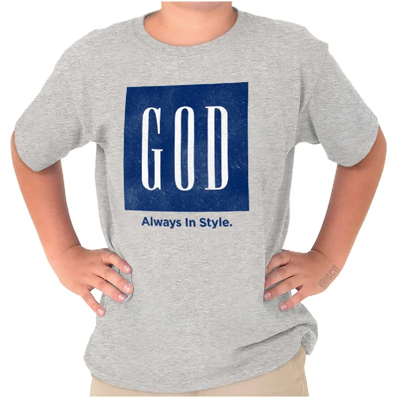 God In Style Youth T Shirt