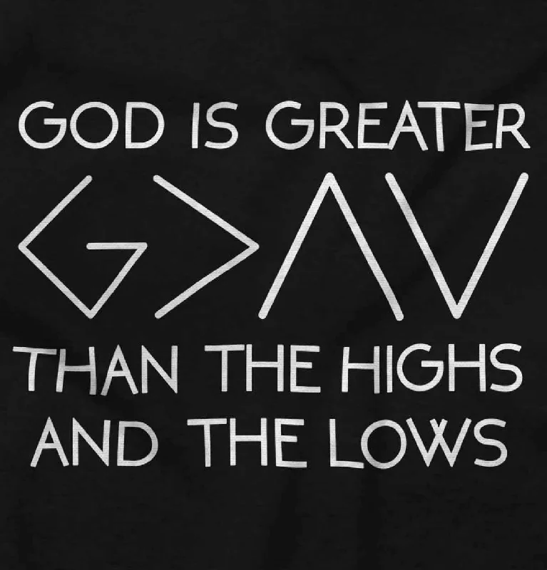 Shop and Save God is Greater Sleeveless T-Shirt