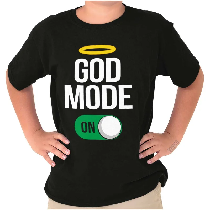 God Mode On Youth T Shirt