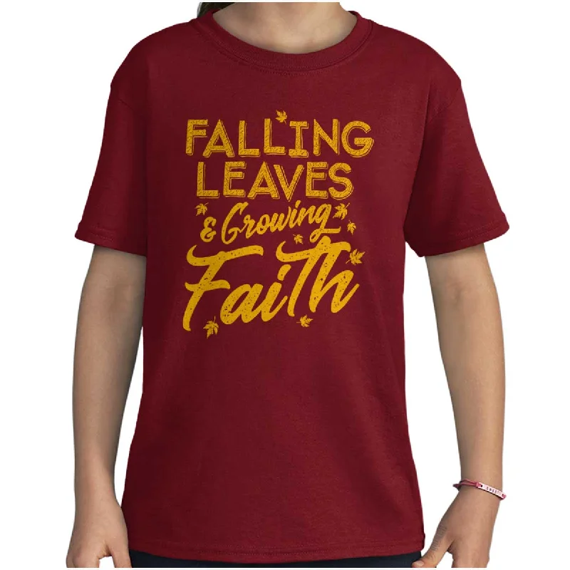 Growing Faith Fall Vibes Youth T Shirt