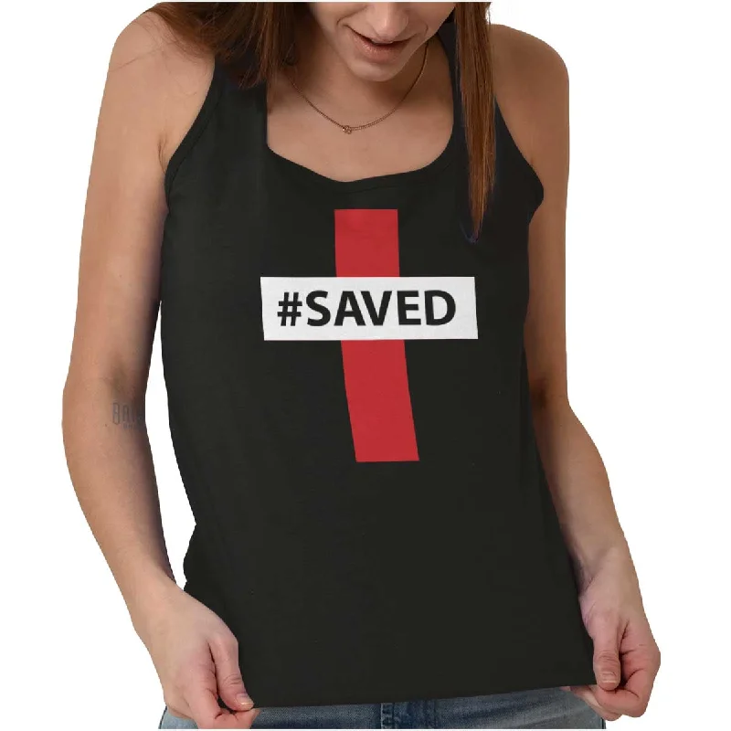 Limited Time Discount Hashtag Saved Racerback