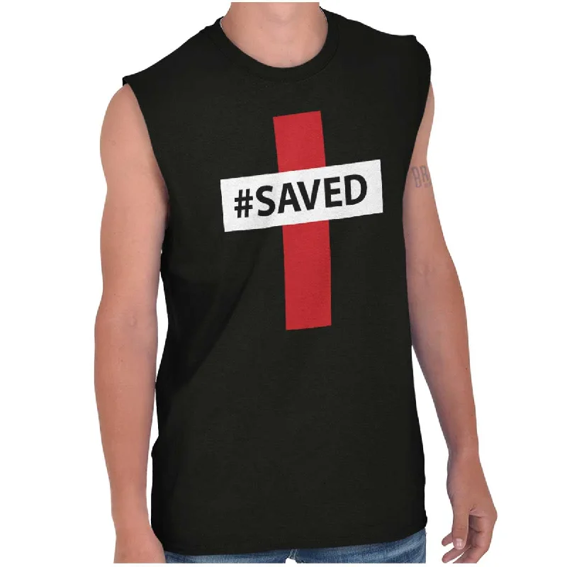 Exclusive Savings Hashtag Saved Sleeveless T Shirt