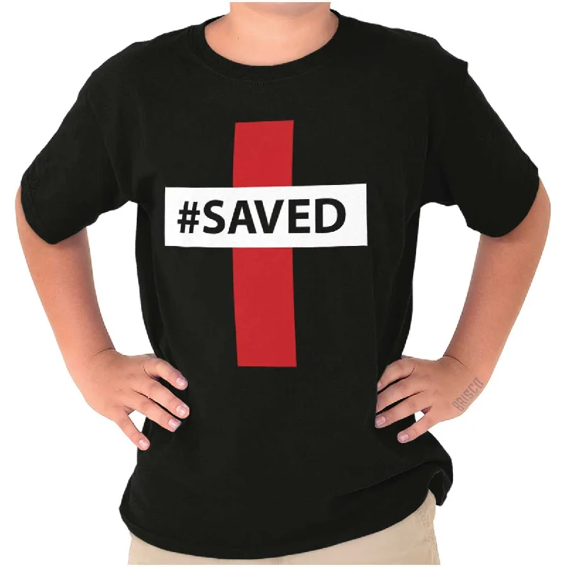 Hashtag Saved Youth T Shirt