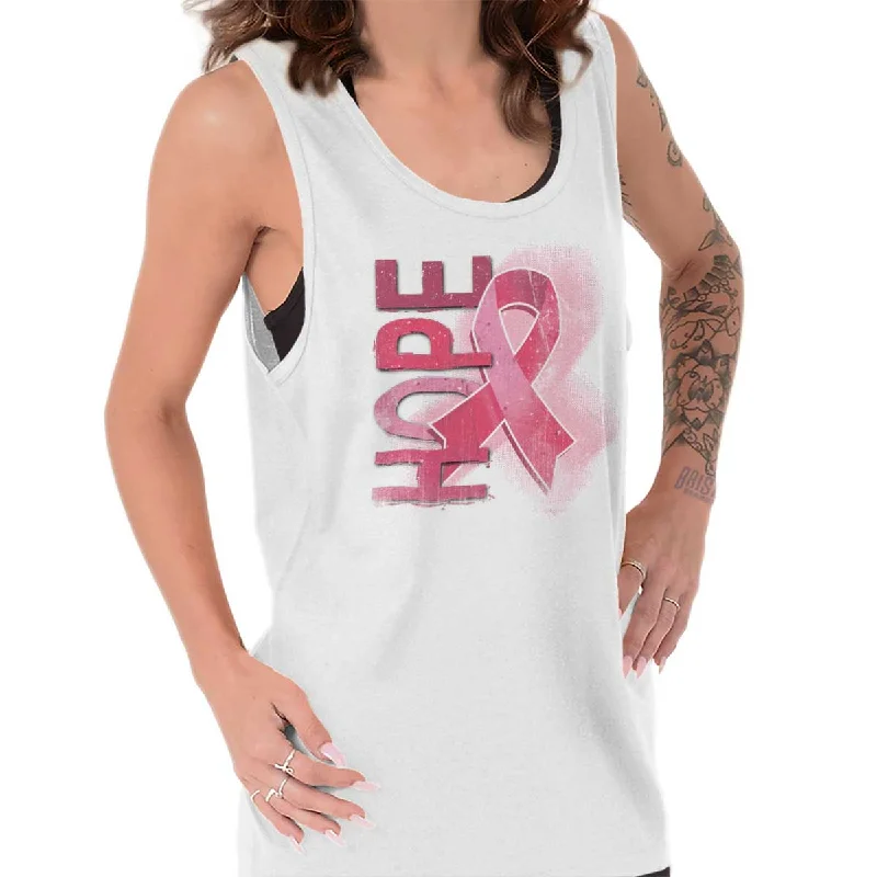 Deal Mania Hope Pink Ribbon Tank Top