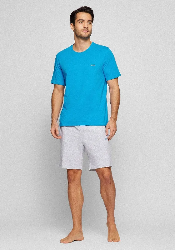 Flash Sale Hugo Boss Embroidered Logo Crew Neck T-Shirt, Blue