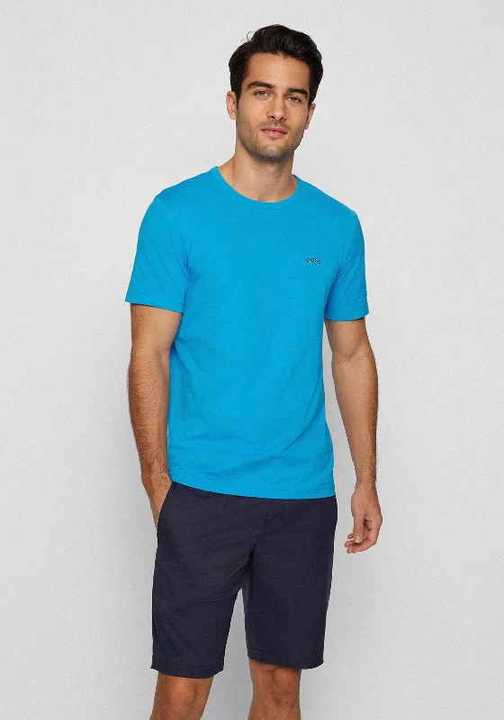 Sale Event Hugo Boss Logo Crew Neck T-Shirt, Light Blue