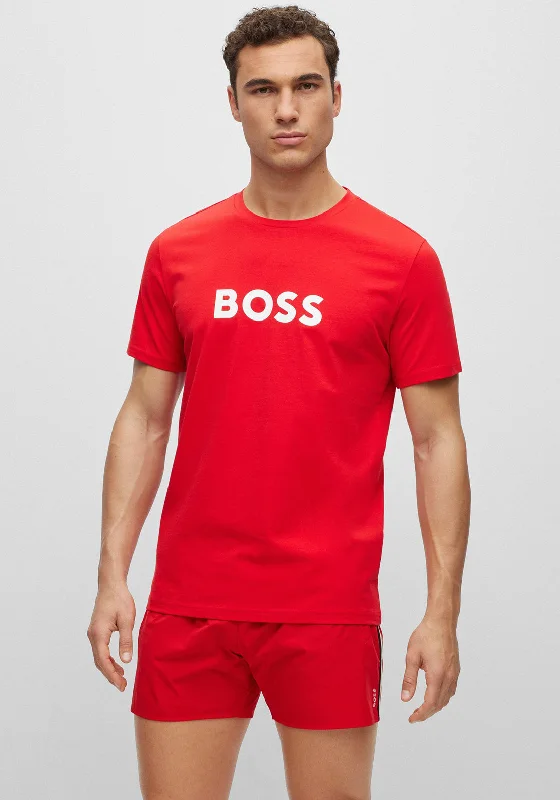 Value Deals Hugo Boss Contrast Logo T-Shirt, Red