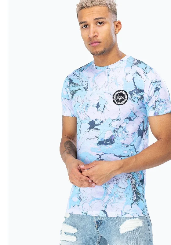 Weekend Deals to Make You Smile Hype Pastel Marble T-Shirt, Multi