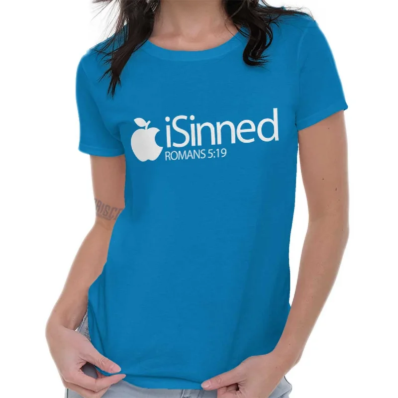 iSinned Ladies T Shirt