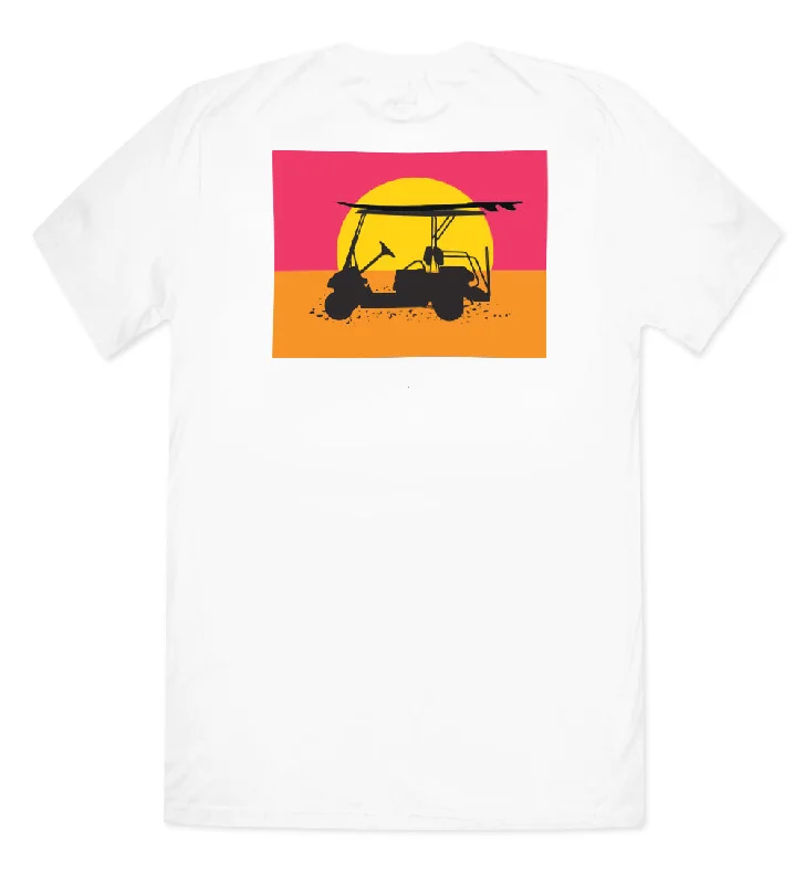 Island Tee - Endless Sunset - White