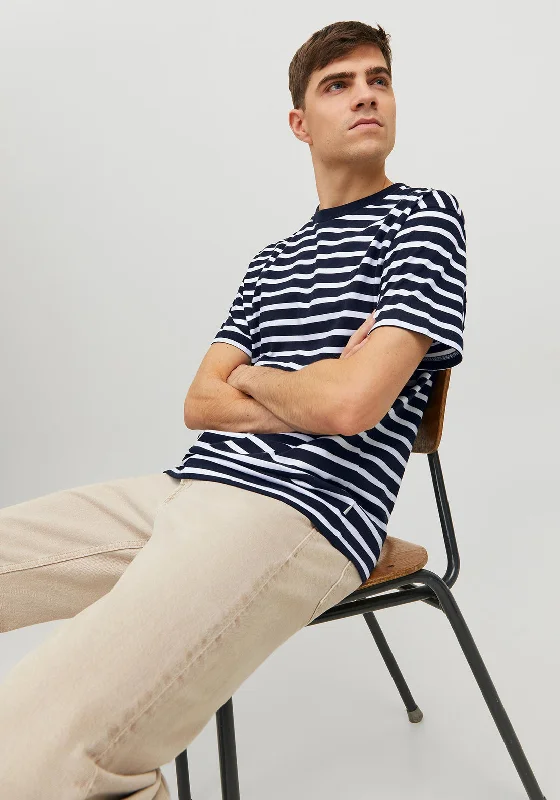 One-Day Only Jack & Jones Badge Heavy T-Shirt, Navy