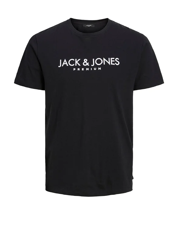 Weekend Offers That Please Jack & Jones Jake Logo T-Shirt, Black