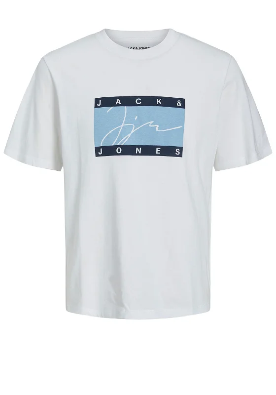 Hurry Up Jack & Jones Joshua T-Shirt, Bright White