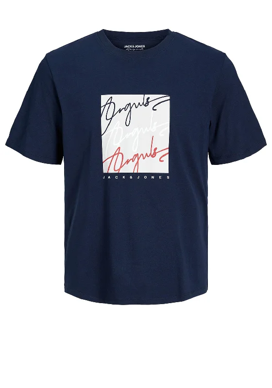 Great Bargain Jack & Jones Joshua T-Shirt, Navy Blazer