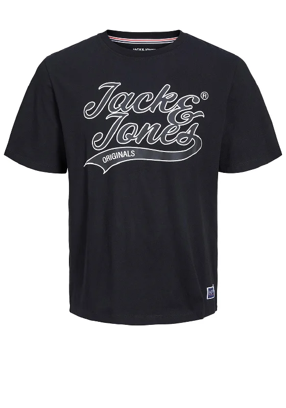 Weekend Deals to Make You Smile Jack & Jones Trevor Upscale T-Shirt, Black