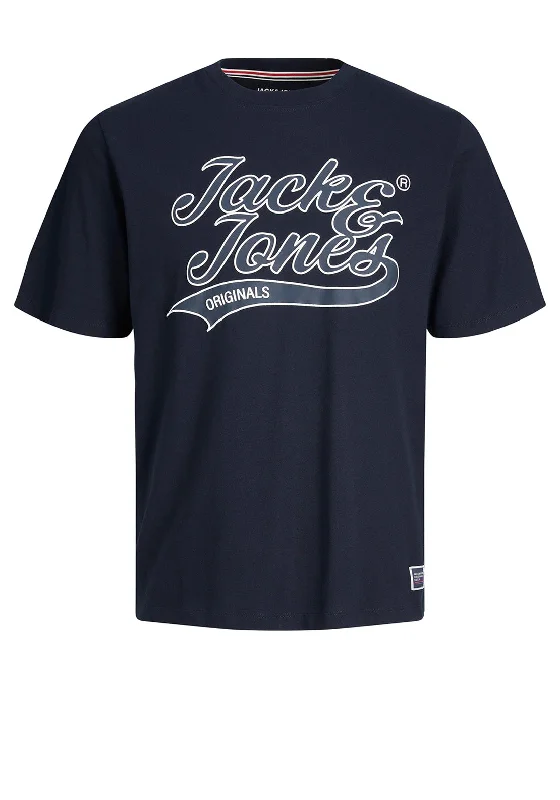 Weekend Extravaganza: Shop Now Jack & Jones Trevor Upscale T-Shirt, Navy Blazer