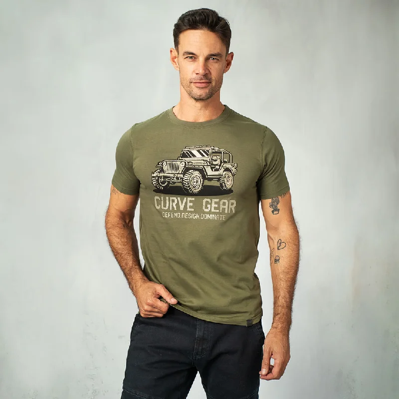 Jeep Short Sleeve T-Shirt Olive