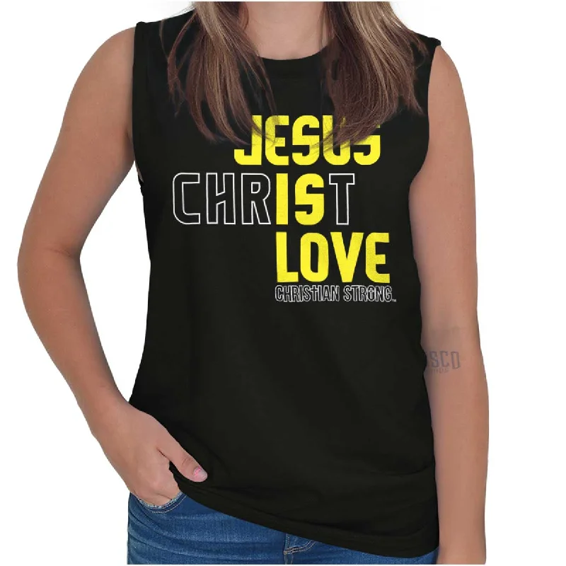 Hurry Up Jesus Christ Love Sleeveless T-Shirt