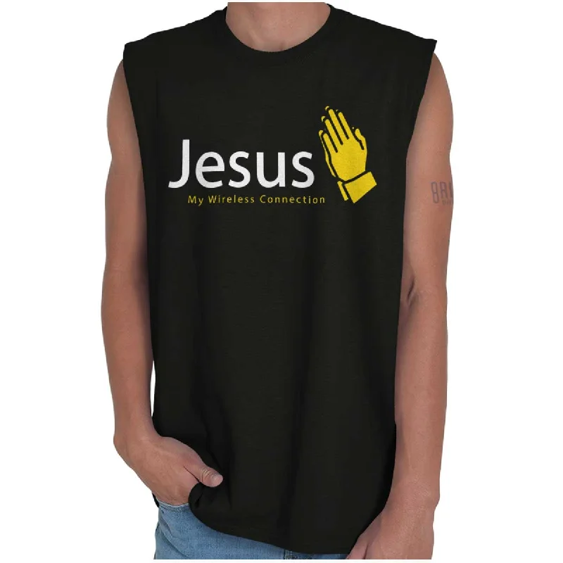 Weekend Shopping Bliss Jesus Connection Sleeveless T Shirt