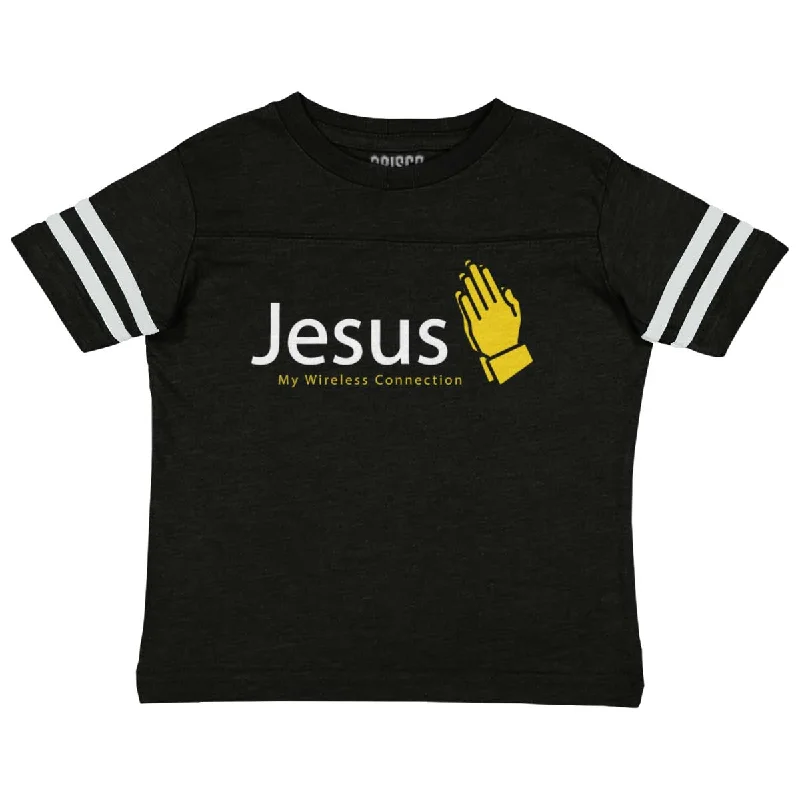 Jesus Connection Toddler Football Jersey T-shirt