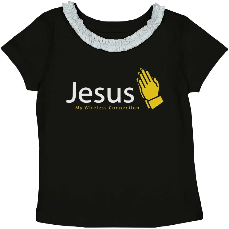 Jesus Connection Toddler Ruffled Trim T-Shirt