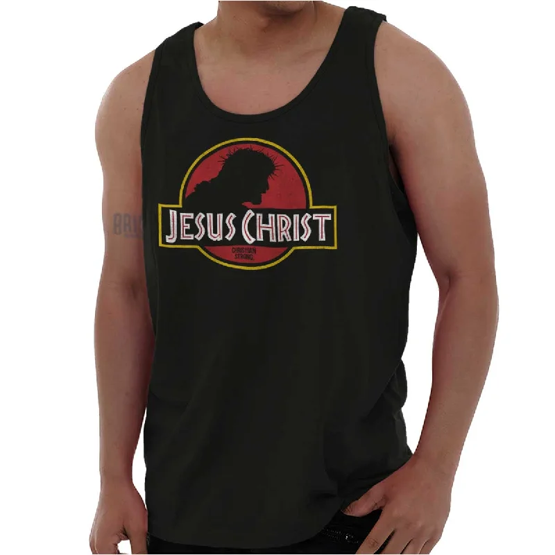 Limited Availability Jesus Jurassic Christ Tank Top