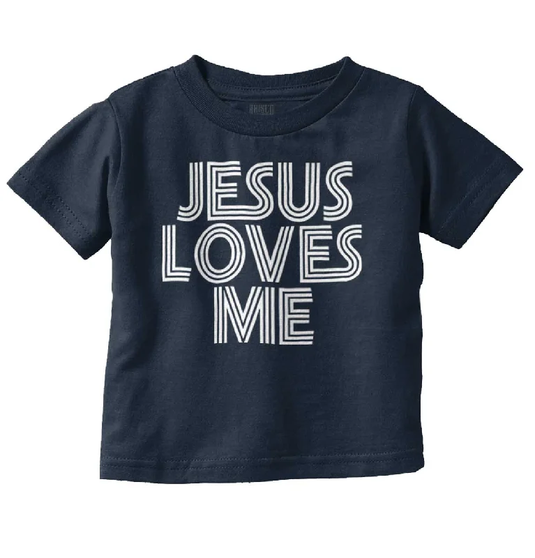 Celebrate the Weekend with Discounts Jesus Loves Me Infant Toddler T-Shirt