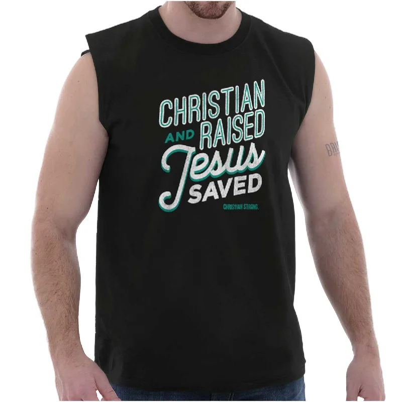 Don't Wait Jesus Saved Me Sleeveless T Shirt