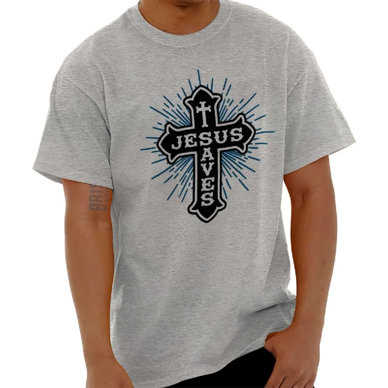 Unwind with Weekend Discounts Jesus Christ Saves T Shirt