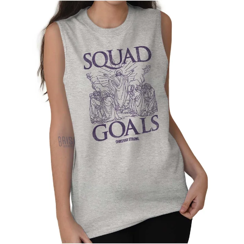 Mega Deal Jesus Squad Goals Sleeveless T Shirt