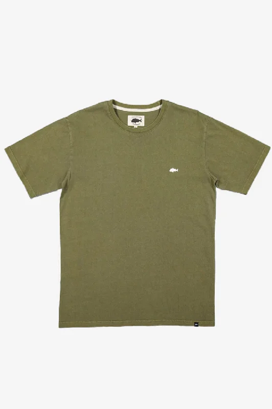 Big Discounts Just Another Fisherman Stamp Tee - Lichen