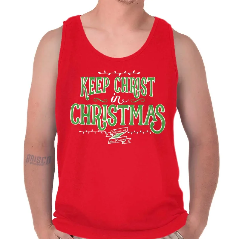 Weekend Discounts to Snag Keep Christ in Christmas Tank Top