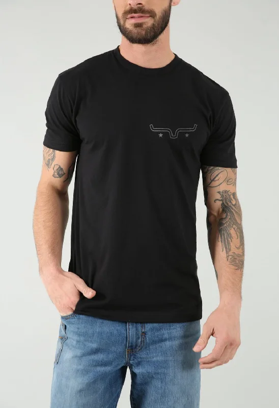Weekend-Only Price Drops Kimes Ranch Mens American Bullseye Black Cotton Blend S/S T-Shirt Weekend-Only Price Drops Kimes Ranch Mens American Bullseye Black Cotton Blend S/S T-Shirt