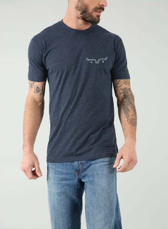 Weekend Discounts to Delight Kimes Ranch Mens Bullseye Midnight Navy Cotton Blend S/S T-Shirt Weekend Discounts to Delight Kimes Ranch Mens Bullseye Midnight Navy Cotton Blend S/S T-Shirt
