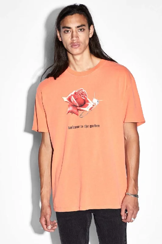 Limited Time Offer Ksubi Rose Garden Biggie Tee - Fireball