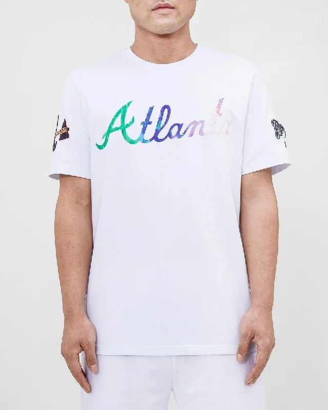 Early Bird MLB ATLANTA BRAVES DIP DYE PRO TEAM MEN'S TOP (WHITE)