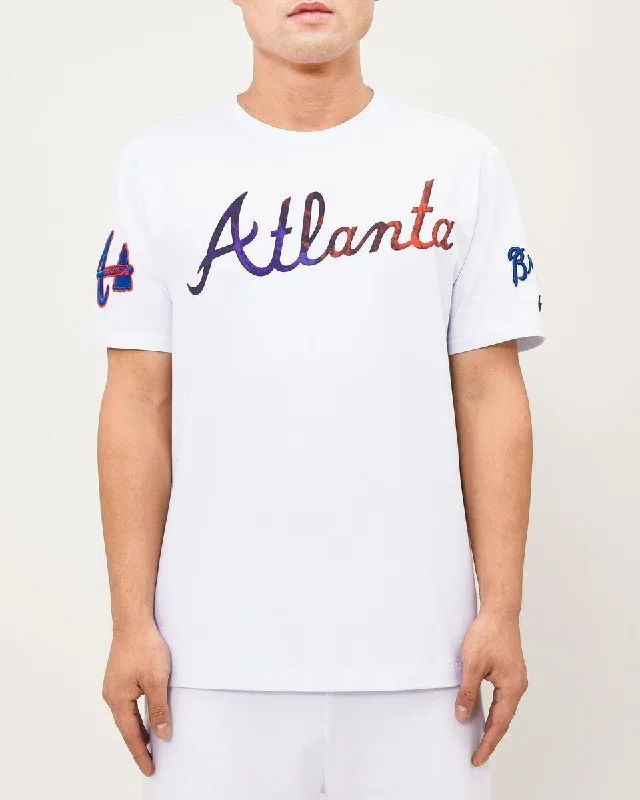 Deep Savings MLB ATLANTA BRAVES DIP DYE PRO TEAM MEN'S TOP (WHITE)