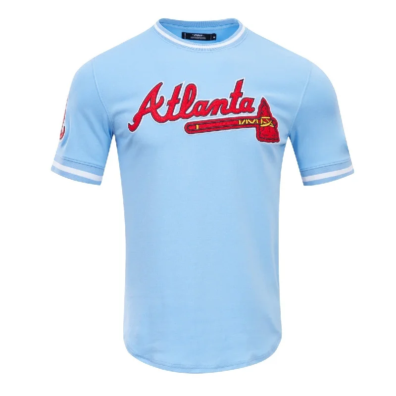 Act Now MLB ATLANTA BRAVES CLASSIC CHENILLE MEN'S TOP (UNIVERSITY BLUE)