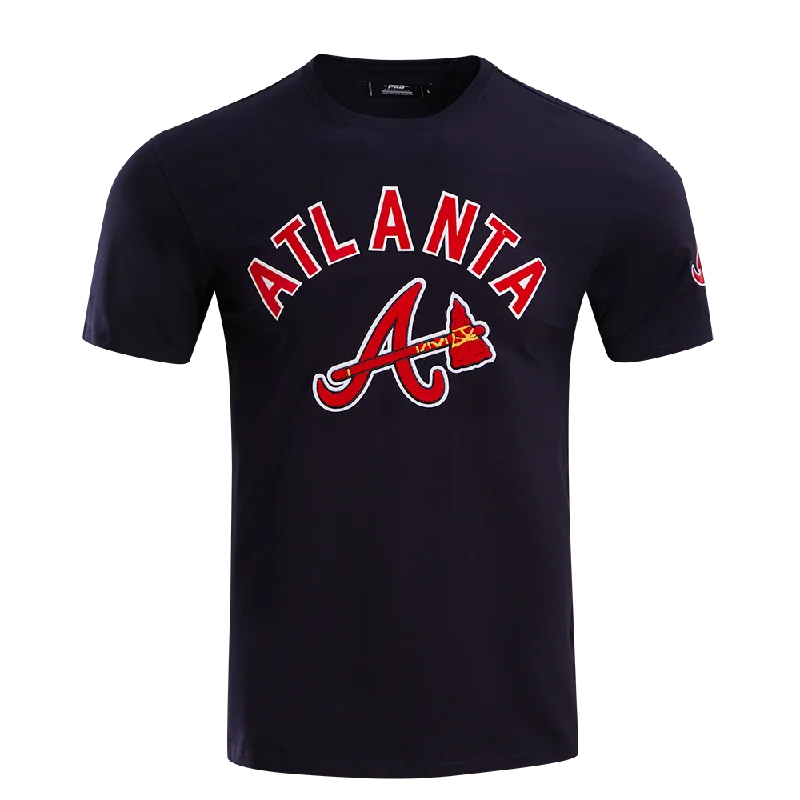 Online Specials MLB ATLANTA BRAVES CLASSIC BRISTLE MEN'S TOP (MIDNIGHT NAVY)