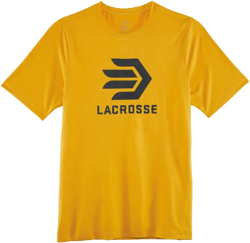 Weekend Steals Await Lacrosse Mens Forever Forward Tee Gold Poly/Spandex S/S T-Shirt Weekend Steals Await Lacrosse Mens Forever Forward Tee Gold Poly/Spandex S/S T-Shirt