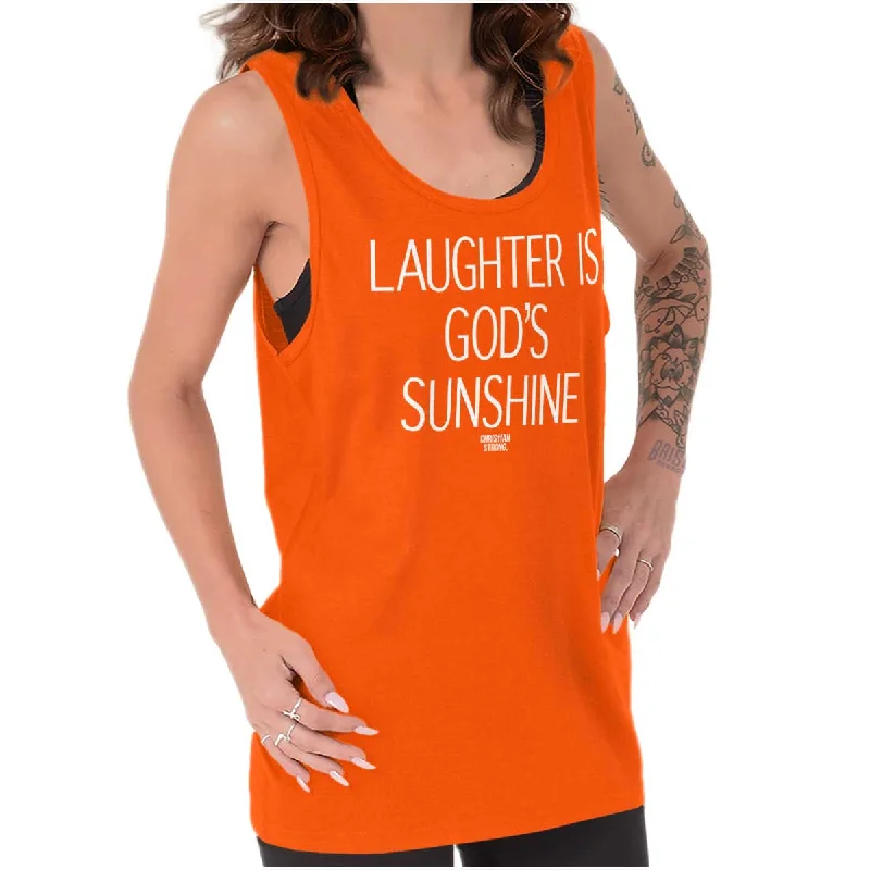 Deal of the Day Laughter is God's Sunshine Tank Top